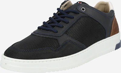 BULLBOXER Sneaker in chamois / dunkelblau / weiß, Produktansicht