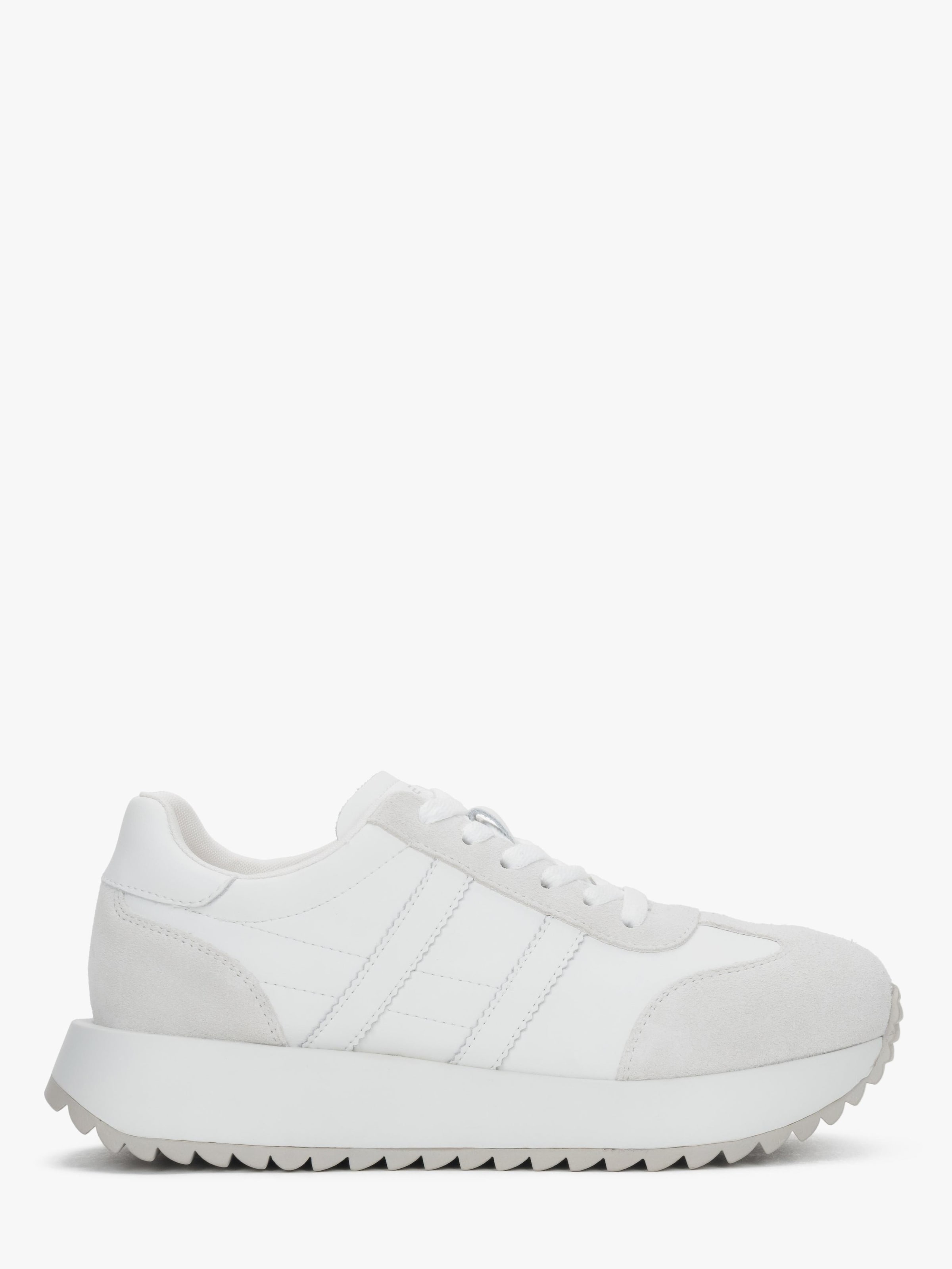 Sneaker bassa '7706' di ES8 in bianco: frontale