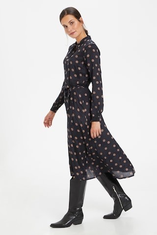 Kaffe Shirt Dress 'Oline' in Black