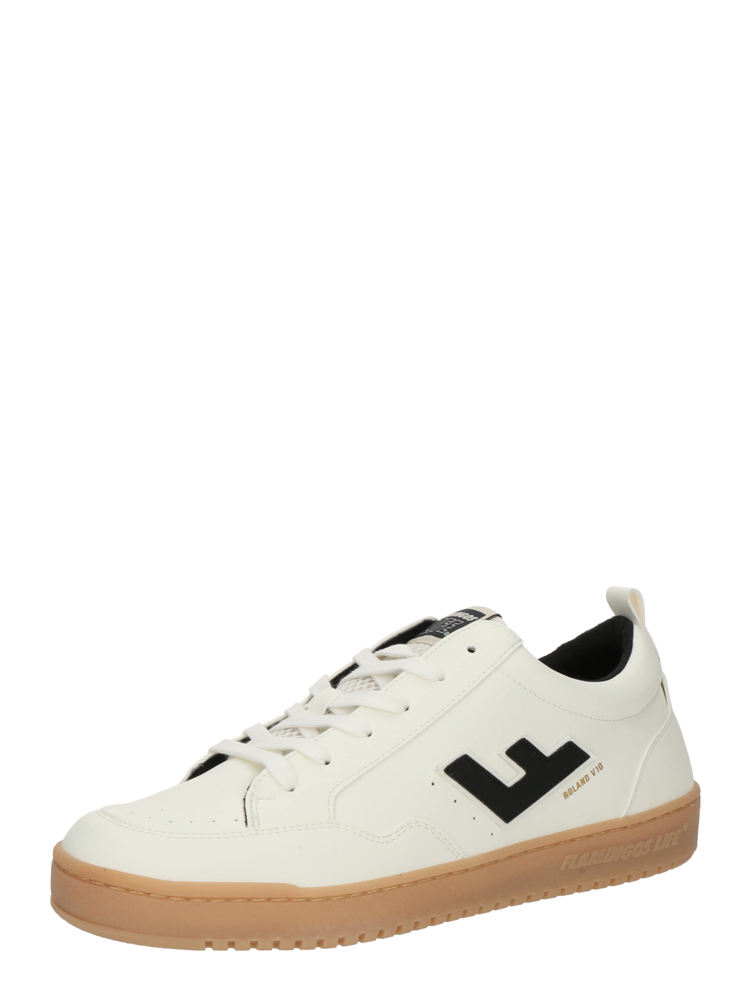 Flamingos' Life Platform trainers 'ROLAND V10' in White: front