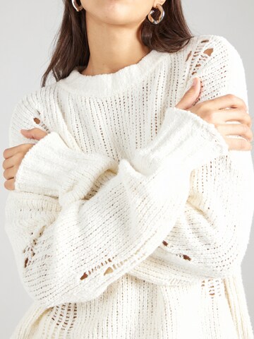 HUGO Sweater 'Sladder' in White