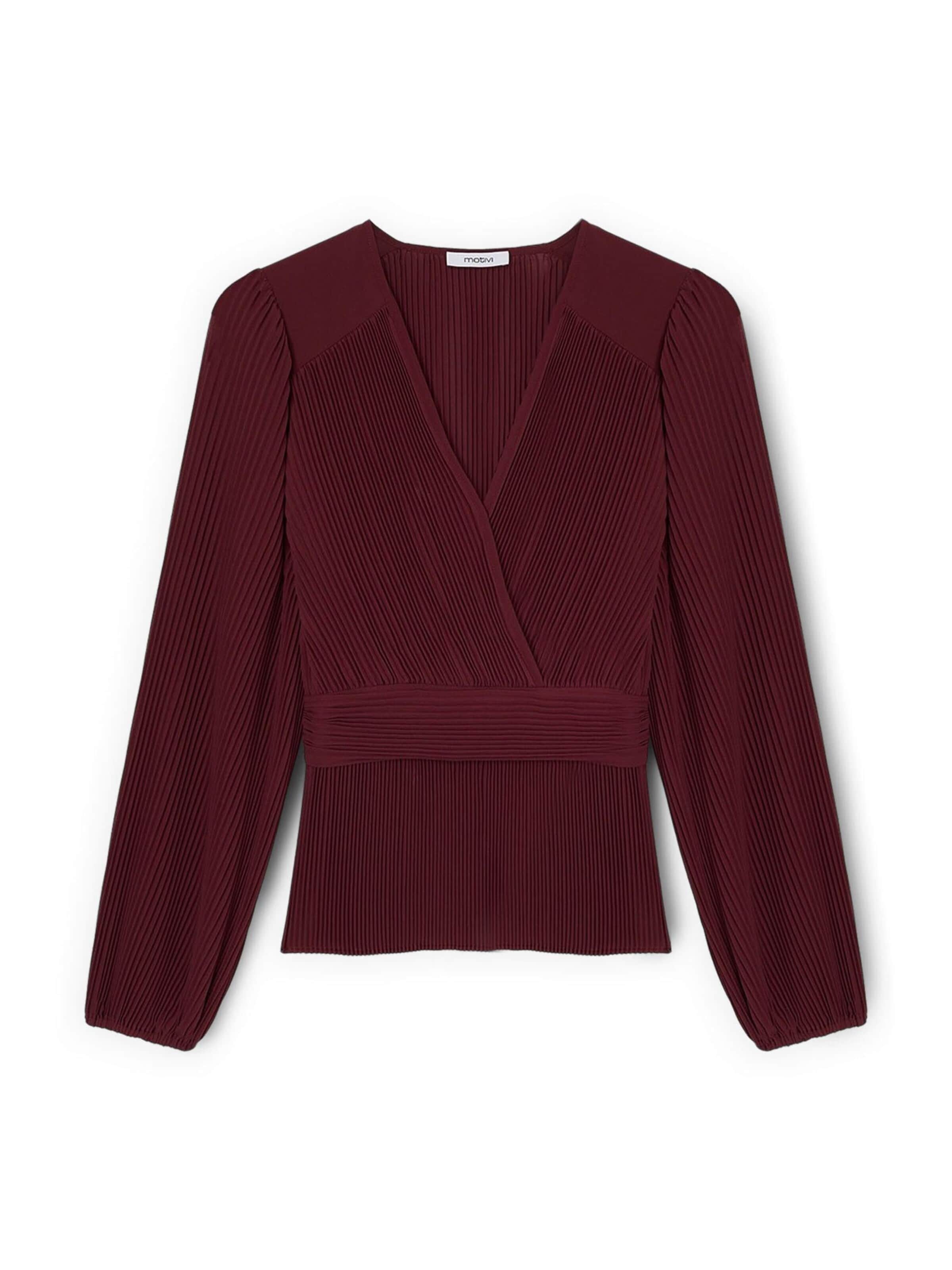MOTIVI Blouse in Rood: voorkant