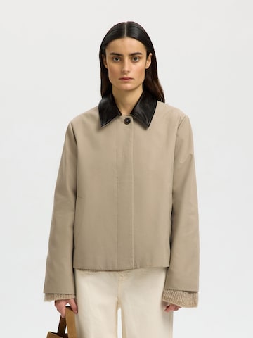 SELECTED Jacke in Beige: Vorderseite