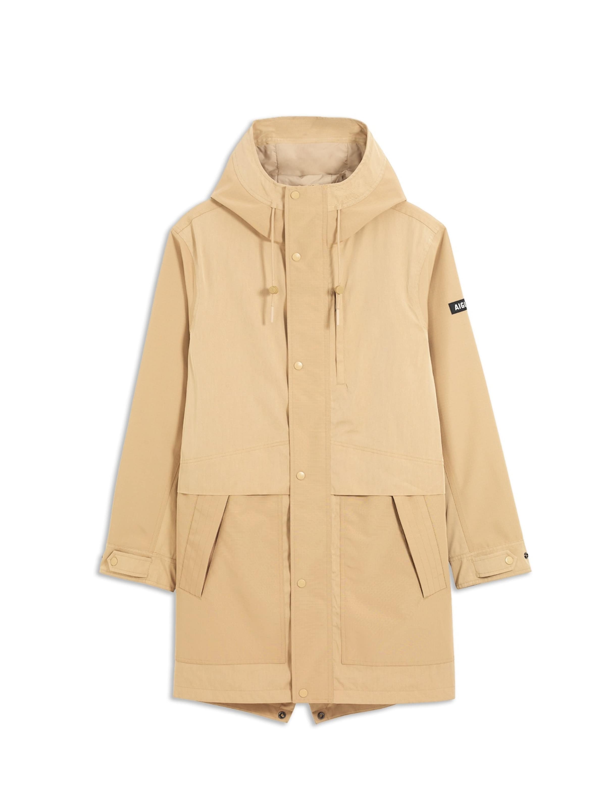 AIGLE Átmeneti parka 'T-Kit' - bézs: elől