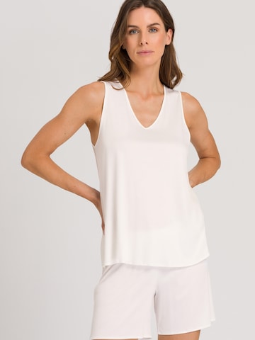 Hanro Short Pajama Set ' Faye ' in White: front