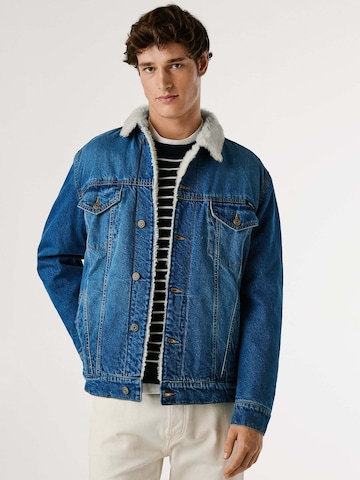 Pepe Jeans Between-season jacket 'DLX' in Blue: front
