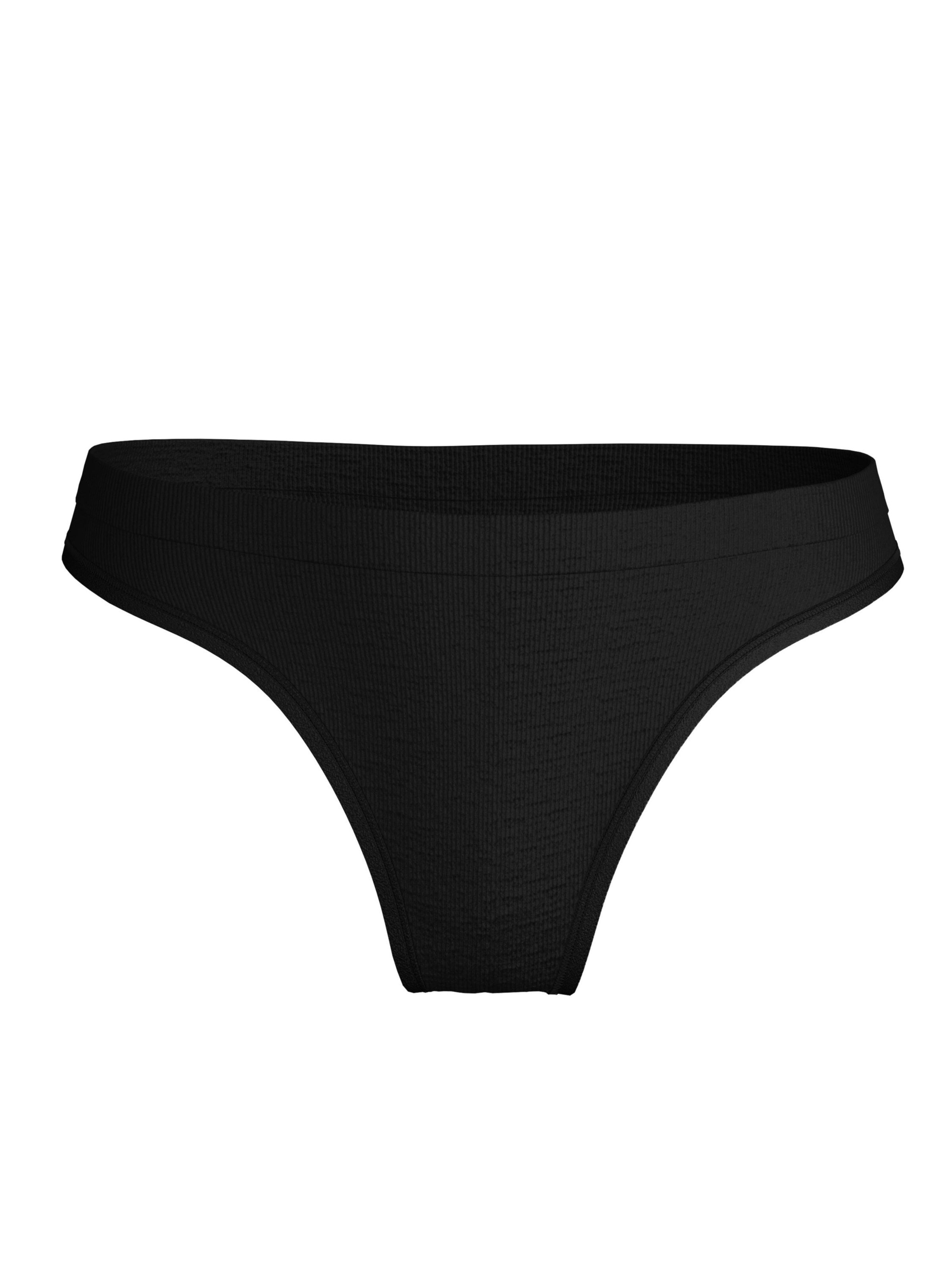 CALIDA String 'Seamless Natural' in Black: front