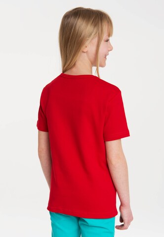 LOGOSHIRT Shirt 'Snoopy - Peanuts' in Rood