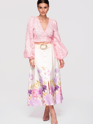 Ombre Blouse in Roze