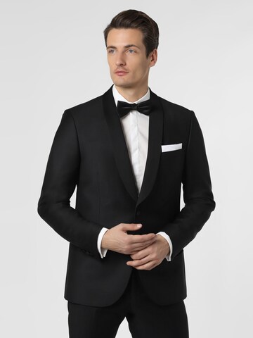 Tiger of Sweden Slim fit Business Blazer in Black: front