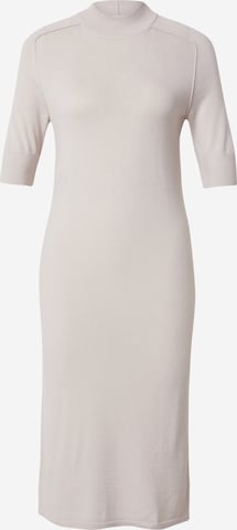 Calvin Klein Плетена рокля в бежово: отпред