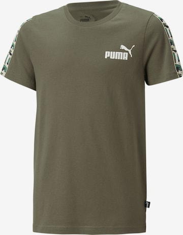T-Shirt PUMA en vert : devant