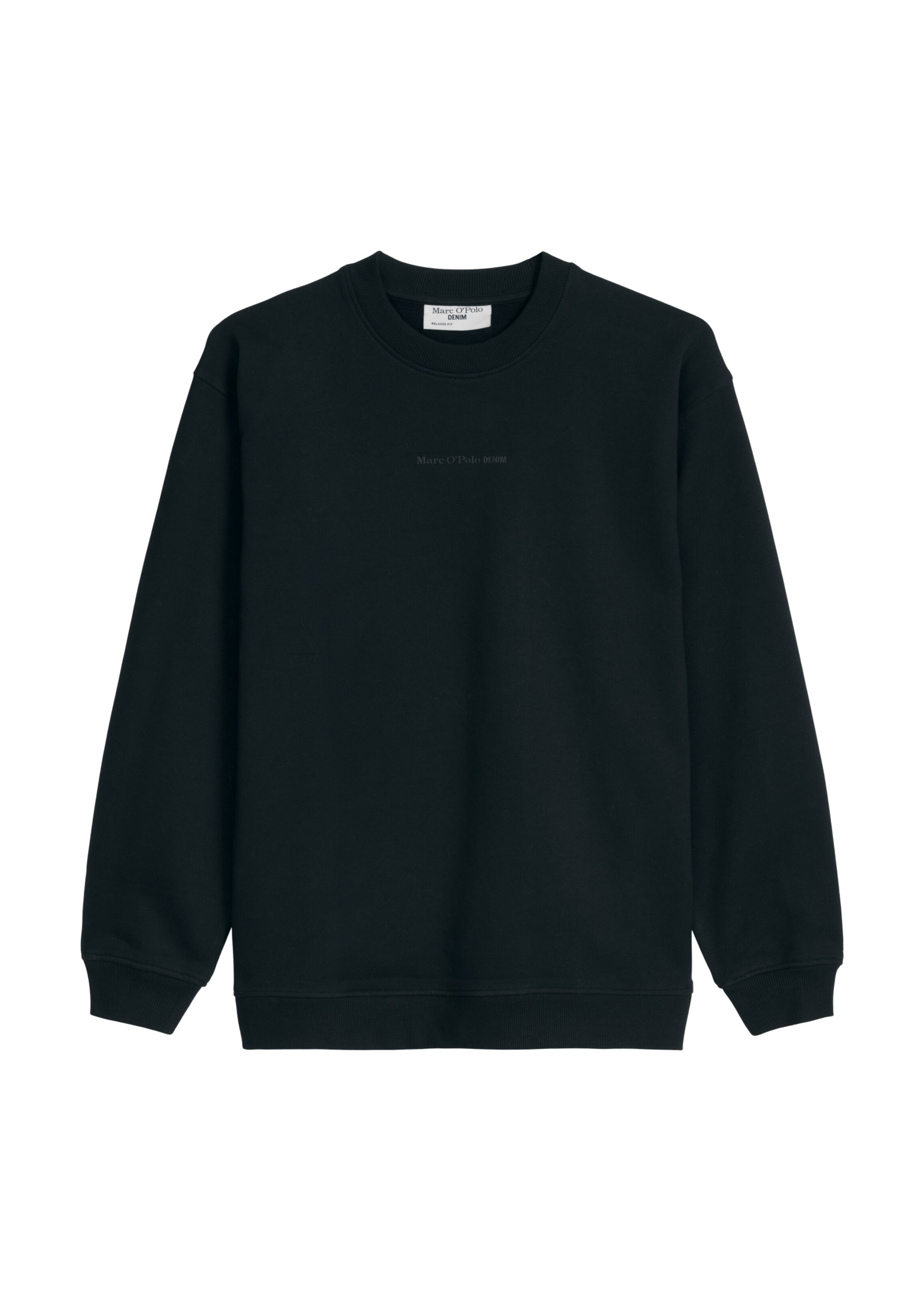 Marc O'Polo DENIM Sweatshirt in Zwart: voorkant
