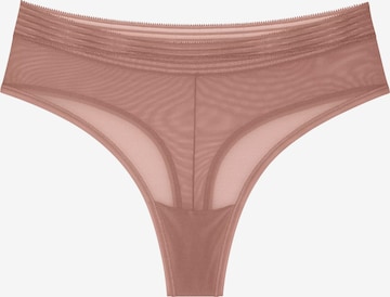 TRIUMPH Thong 'Tempting Sheer' in Brown