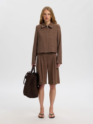 SELECTED - Chaqueta de entretiempo en marrón