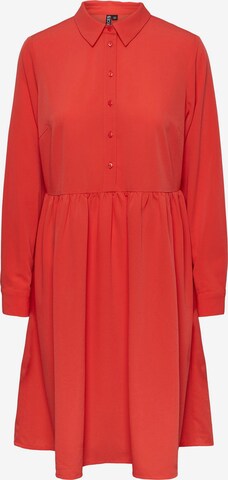 PIECES Blousejurk 'LAYA' in Rood: voorkant