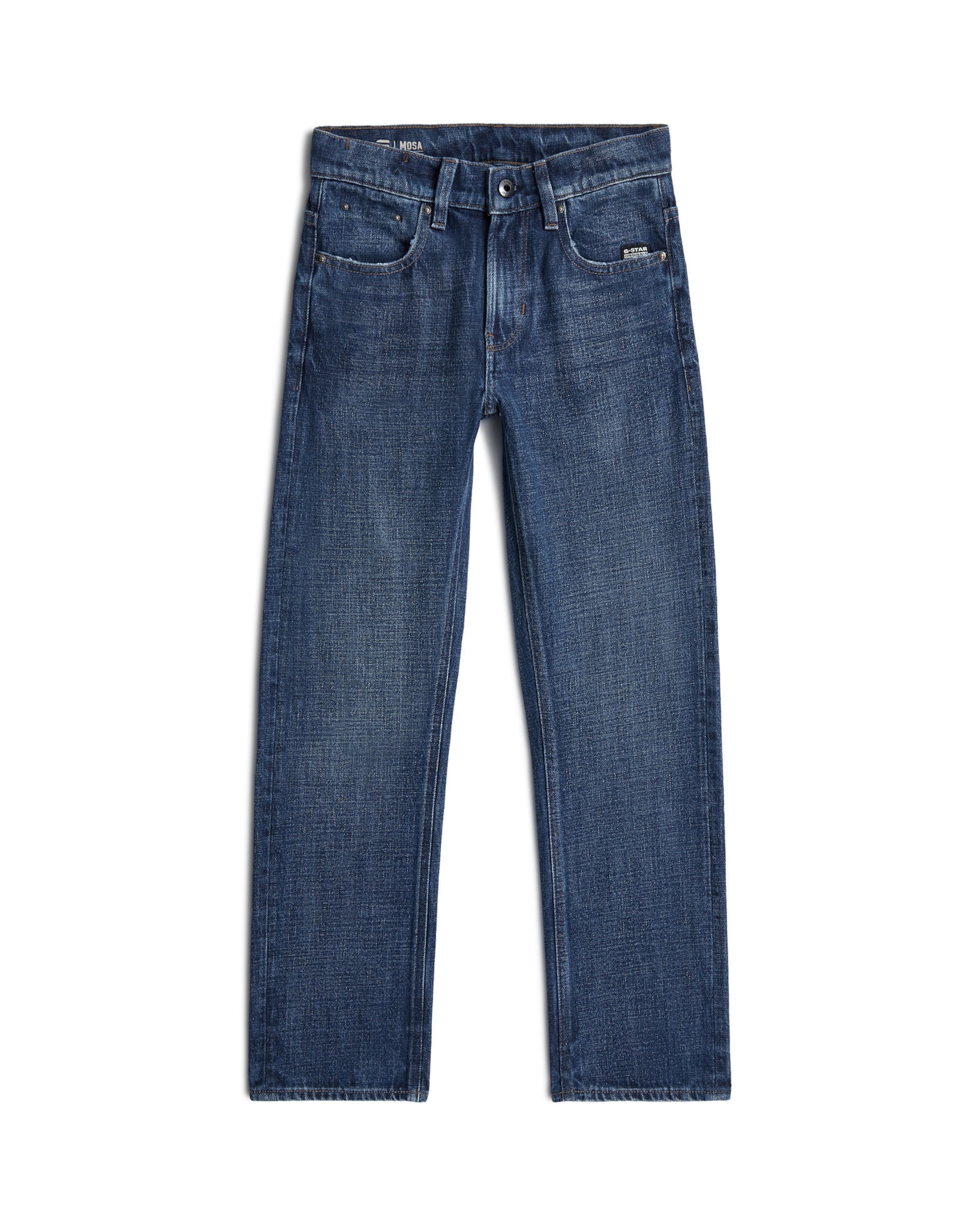 G-STAR Regular Jeans 'Boys Mosa Straight Jeans' in Blauw: voorkant