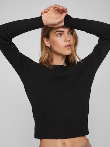 VILA Sweater 'Comfy' in Black