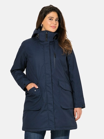 Ulla Popken Parka in Blau: Vorderseite