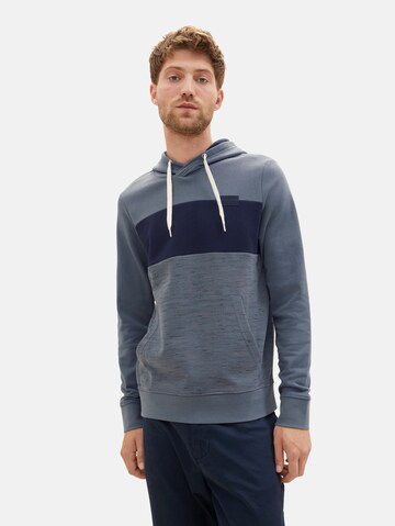 Sweat-shirt TOM TAILOR en bleu : devant