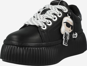 Karl Lagerfeld Sneakers laag 'KREEPER' in Zwart: voorkant