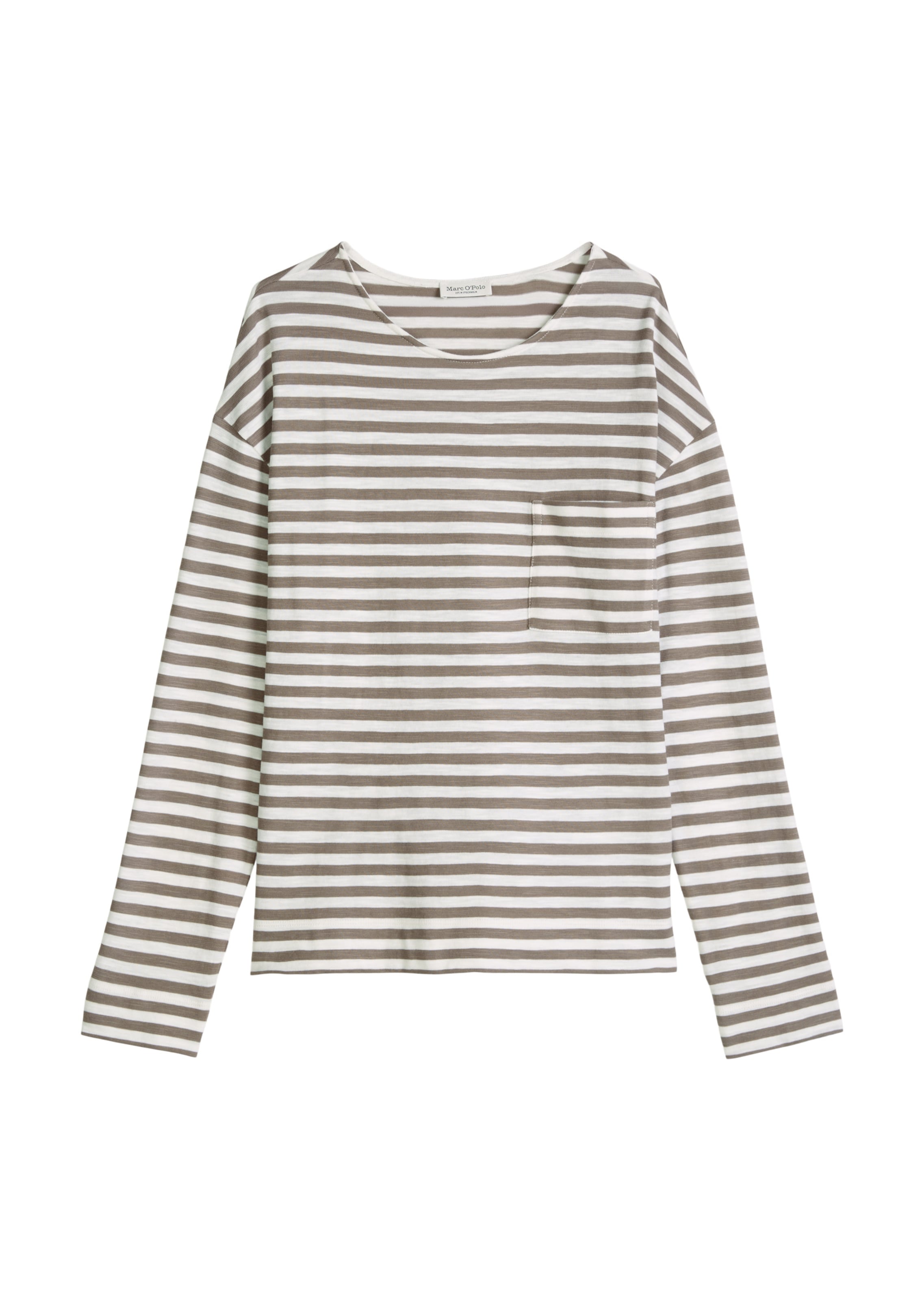 T-shirt Marc O'Polo en marron : devant