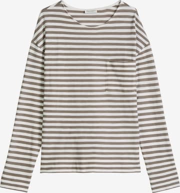 T-shirt Marc O'Polo en marron : devant