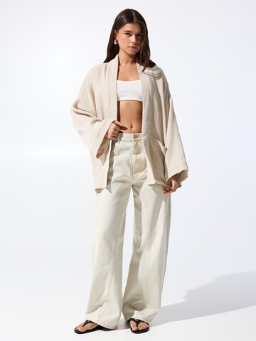 Kimono Pull&Bear en beige