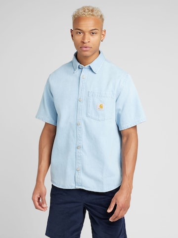 Carhartt WIP Regular fit Button Up Shirt 'Ody' in Blue: front