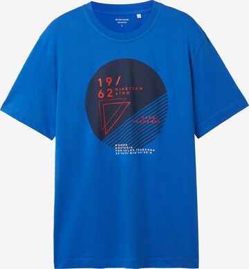 T-Shirt TOM TAILOR en bleu : devant