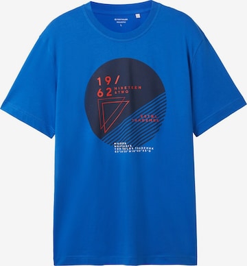 TOM TAILOR - Camiseta en azul: frente
