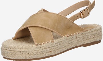 ABOUT YOU Sandaal 'Madlen Sandals' in Beige: voorkant