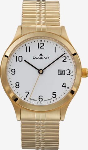 DUGENA Analog Watch in Gold: front