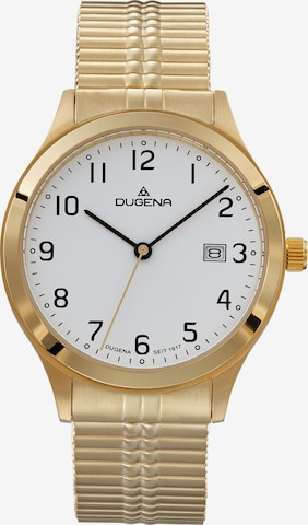 DUGENA Analog Watch in Gold: front