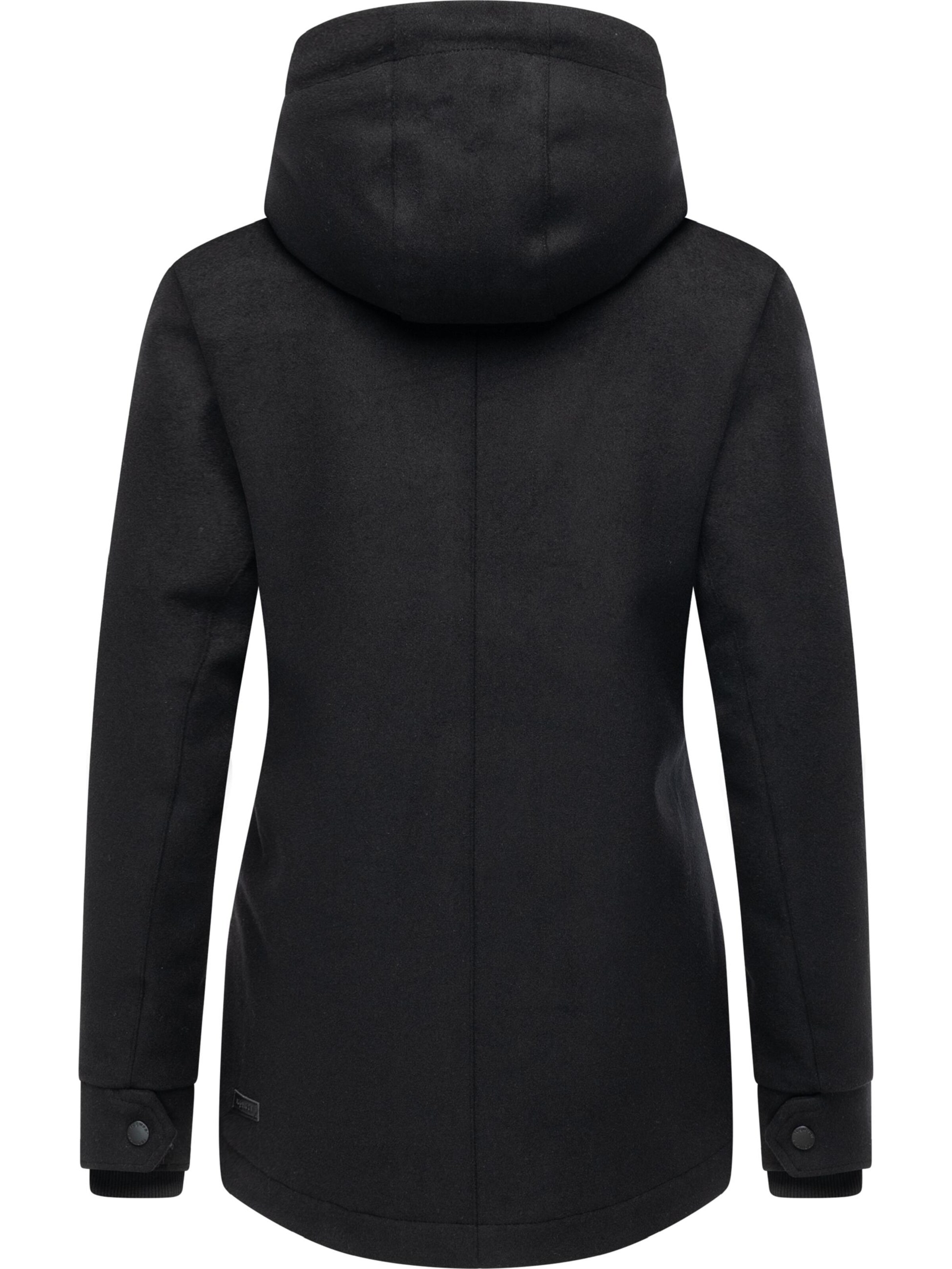 Ragwear Between-season jacket 'Monadde' in Black