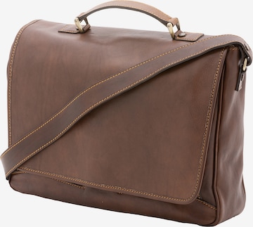 Porte-documents Viola Castellani en marron : devant
