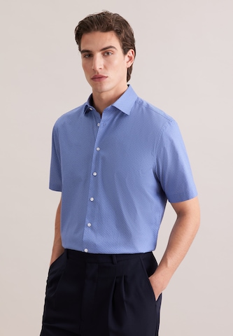 SEIDENSTICKER Regular fit Business shirt in Blue: front
