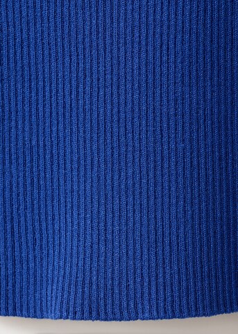 MANGO Gebreide top 'LANITA' in Blauw