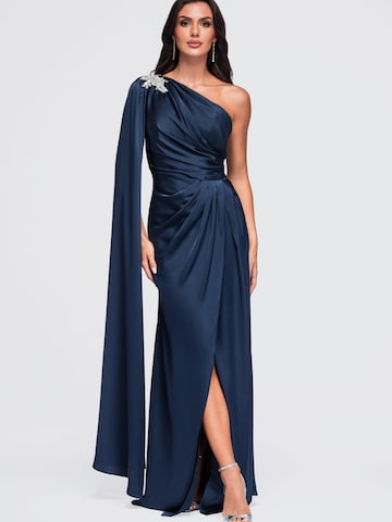 Ombre Abendkleid‌‌‌ in Blau