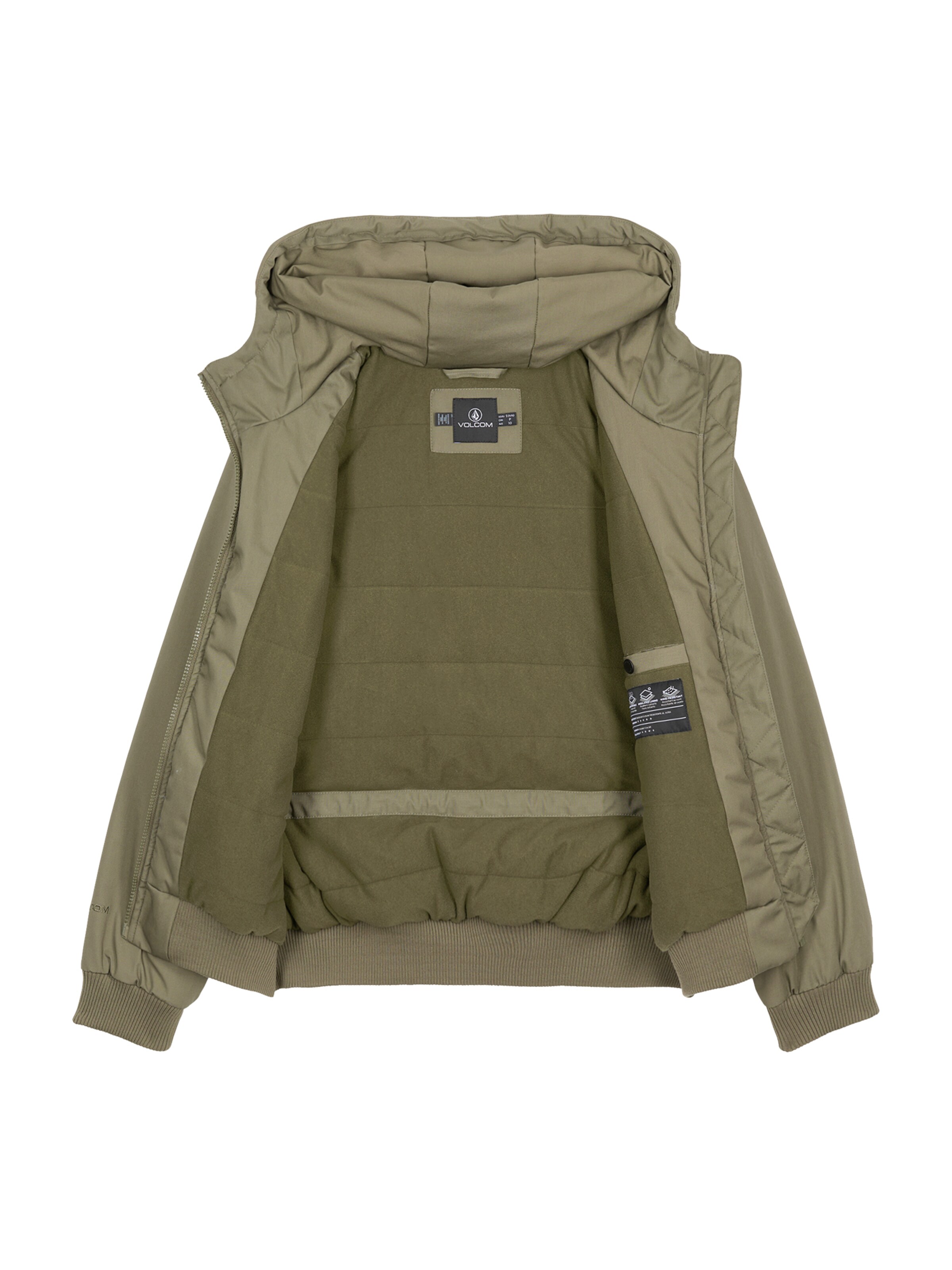 Volcom Toiminnallinen takki 'WERNAN 10K' värissä vihreä