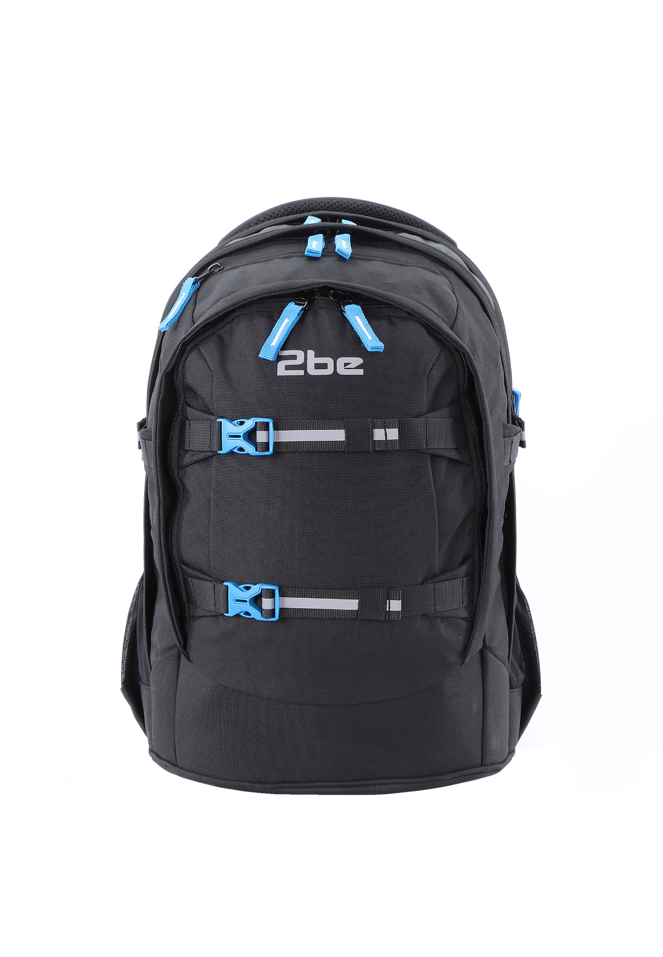 2be Backpack in Black: front