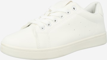 ONLY Matalavartiset tennarit 'ONLSMASHIE' värissä valkoinen: etupuoli