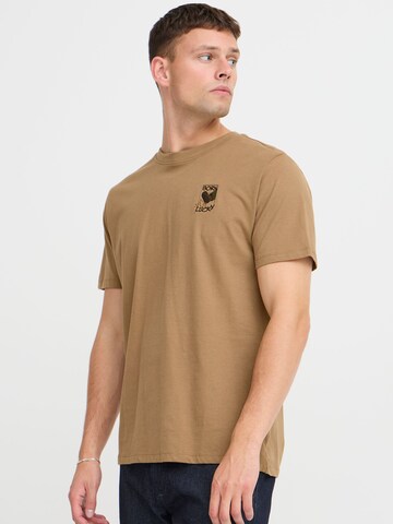 T-Shirt BLEND en marron : devant