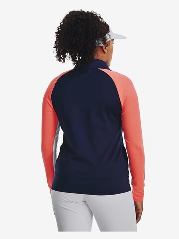 UNDER ARMOUR Athletic Zip-Up Hoodie 'Storm' in Blue