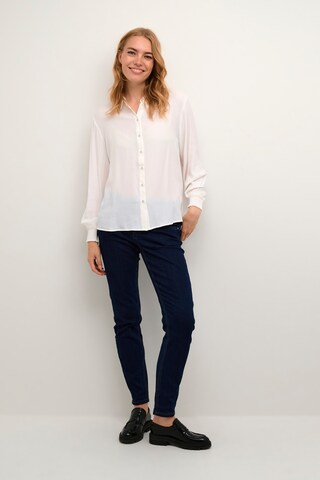 Cream Blouse 'Nola' in Wit