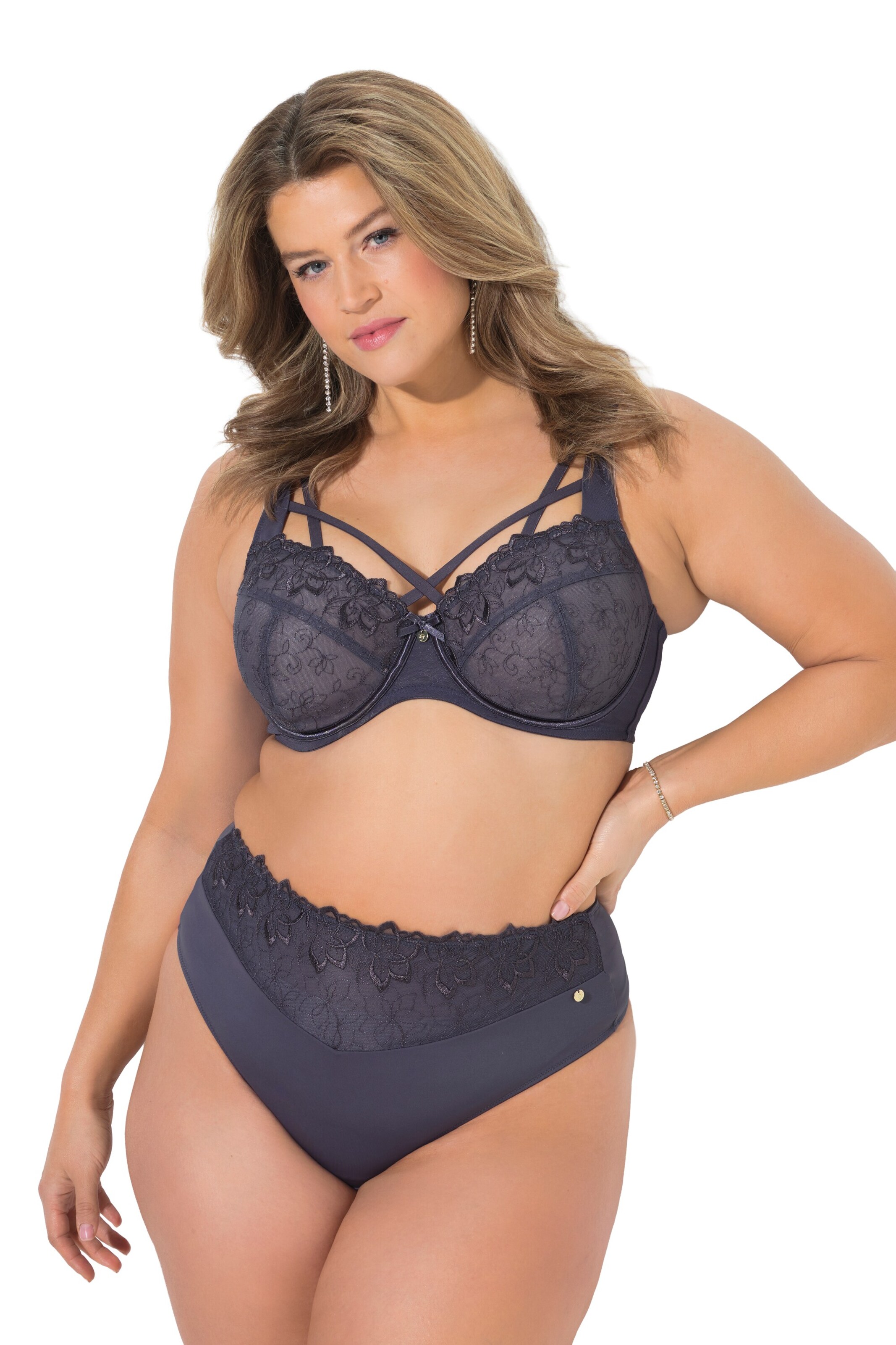 TruYou Thong in Grey: front