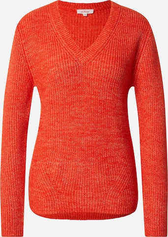 Pull-over s.Oliver en orange : devant