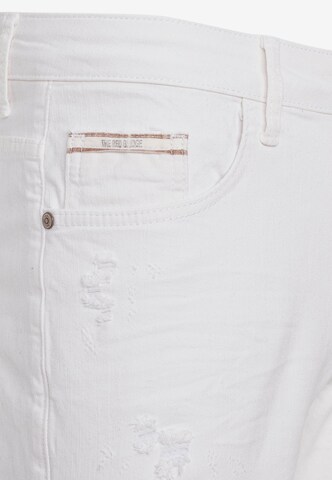 Redbridge Regular Jeans-Shorts 'Lexington' in Weiß