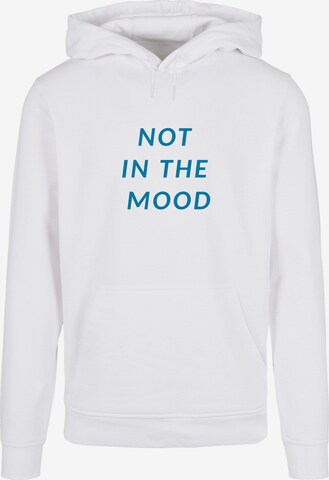 Merchcode Sweatshirt 'NITM - Italic' in Wit: voorkant