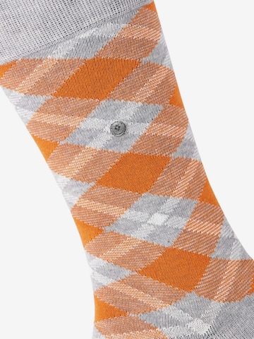 BURLINGTON Socks 'Tartan' in Grey: front